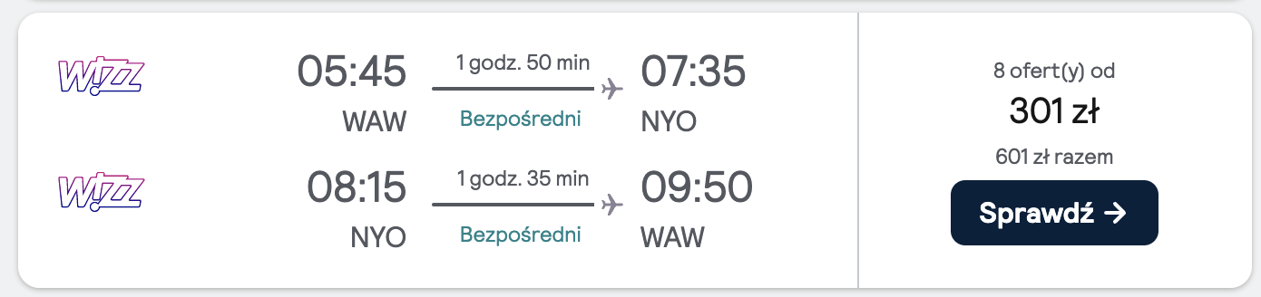 Loty na sylwestra: Warszawa - Sztokholm, Szwecja (28 grudnia - 4 stycznia)