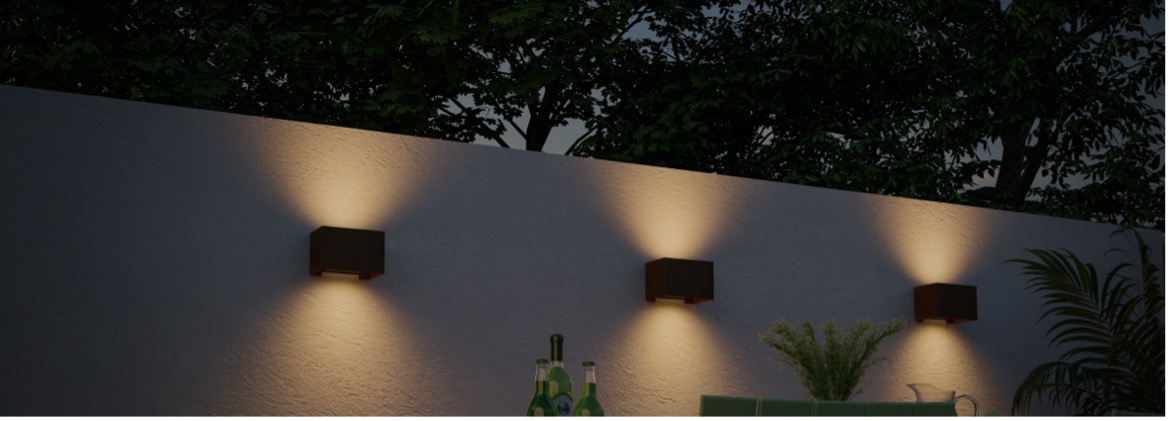 Calex Outdoor Lighting Wall Lamp - Rust