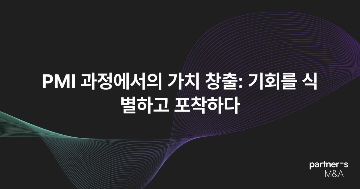 PMI 과정에서의 가치 창출: 기회를 식별하고 포착하다