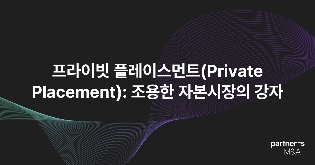 프라이빗 플레이스먼트(Private Placement): 조용한 자본시장의 강자