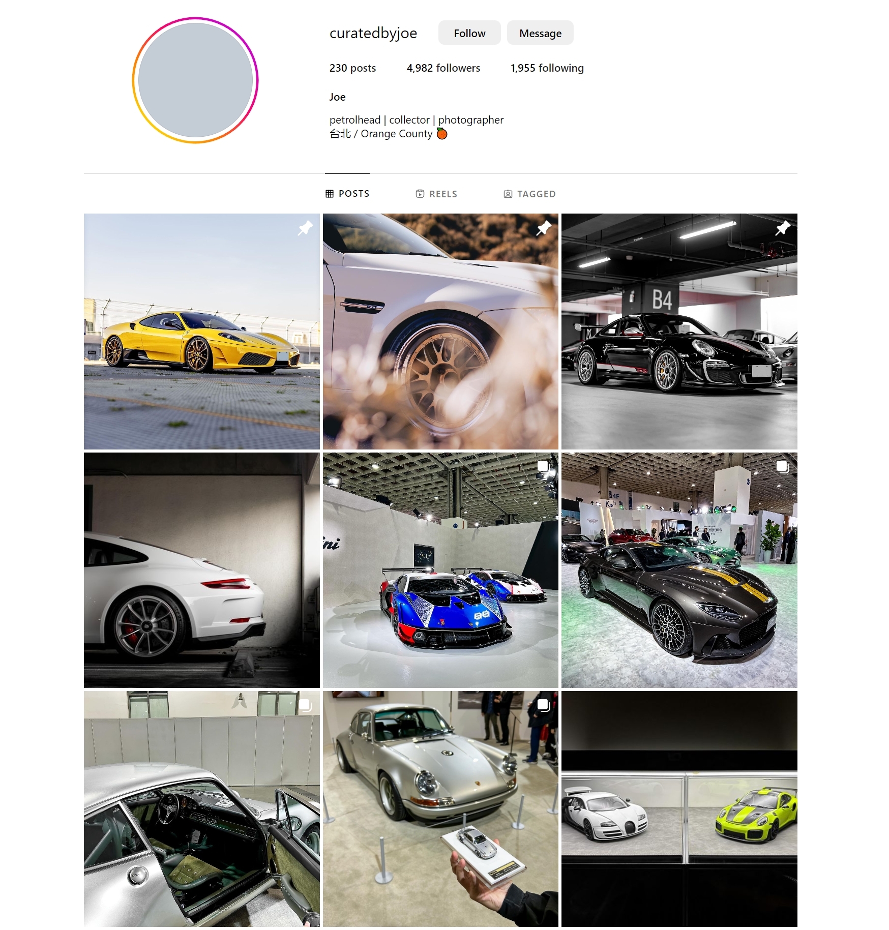 Joseph Chen Instagram screenshot.