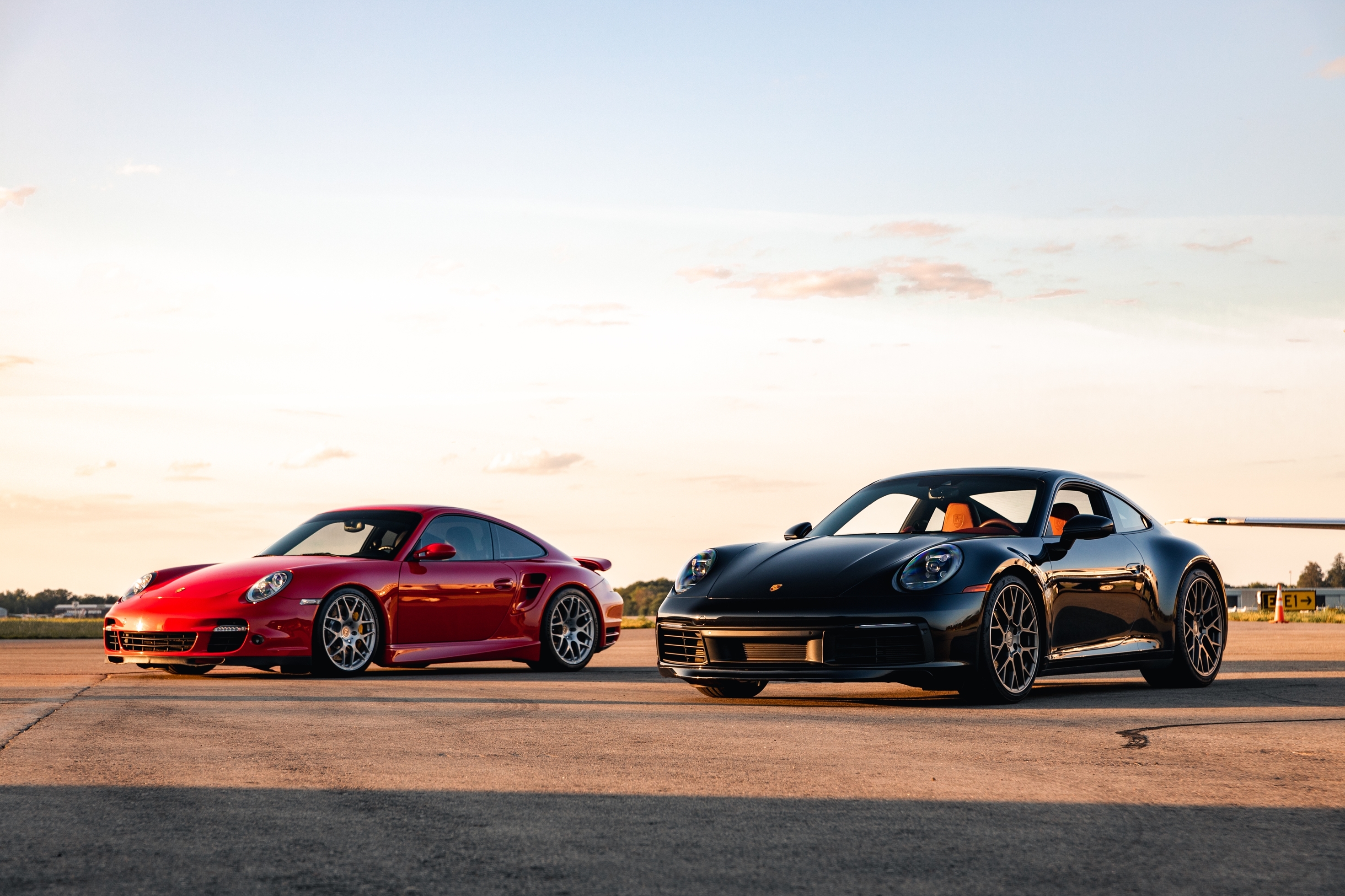 Porsche 997 Turbo and Porsche 992 Carrera