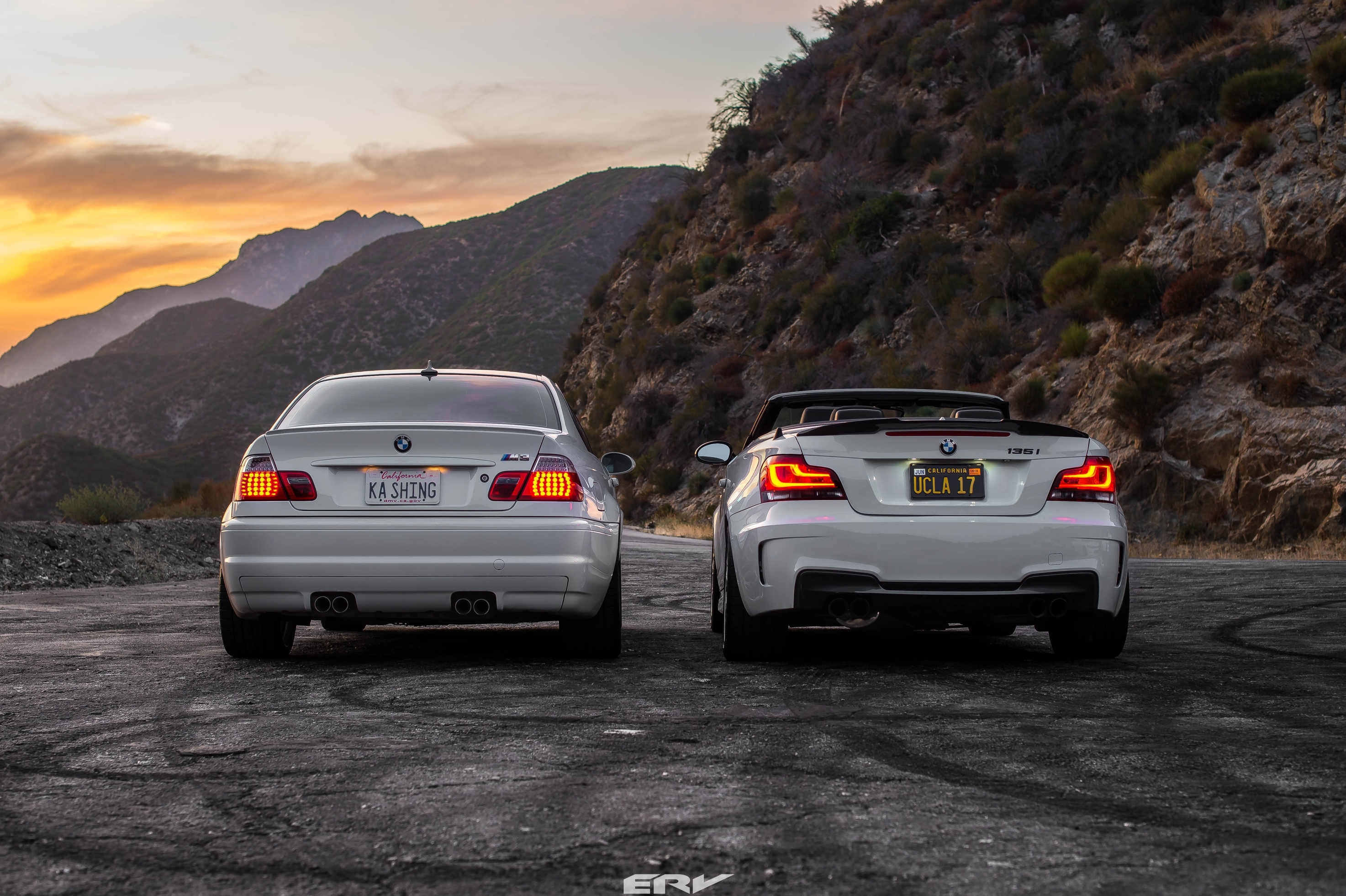BMW E46 M3 and 135i