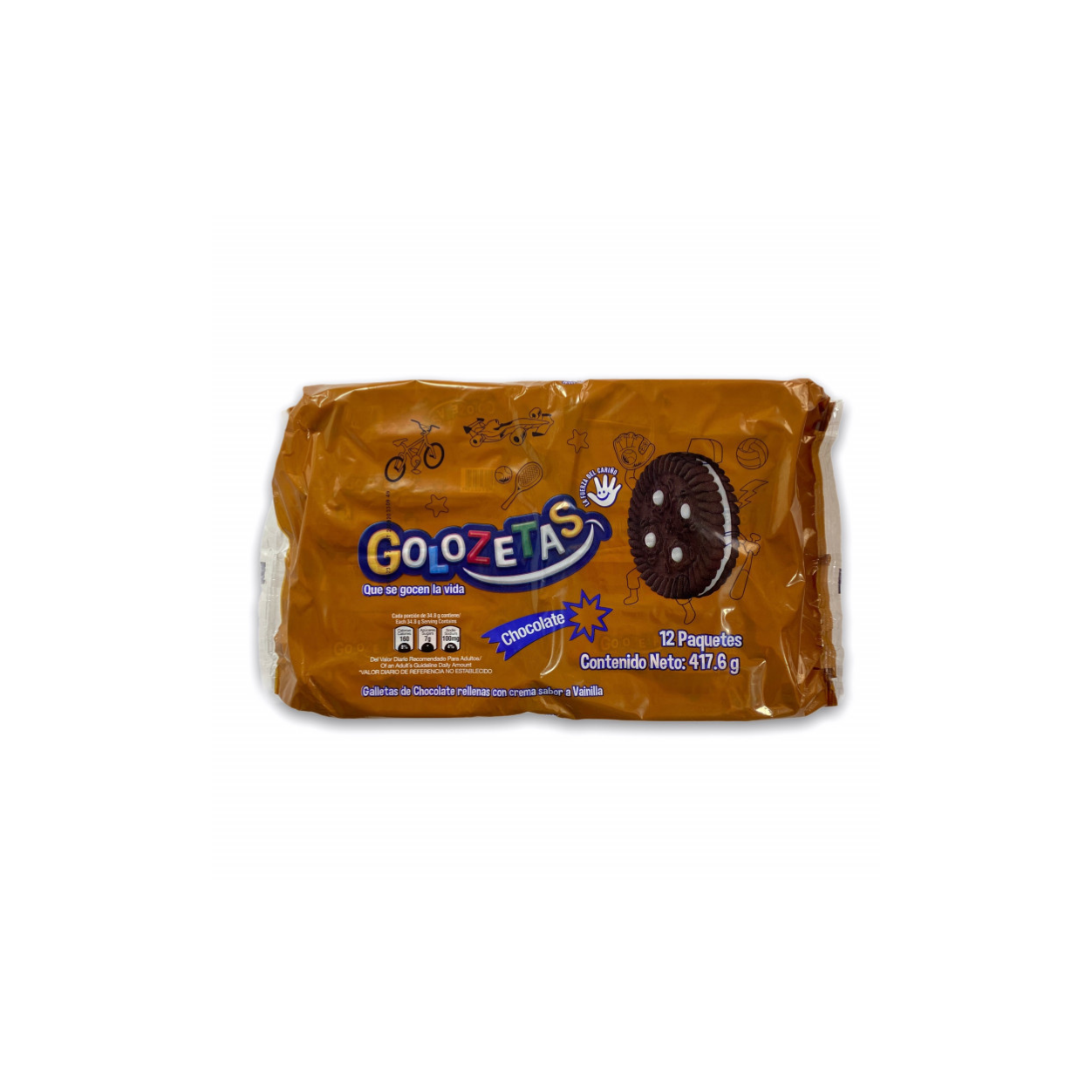 12 paquetes Galletas Dulces