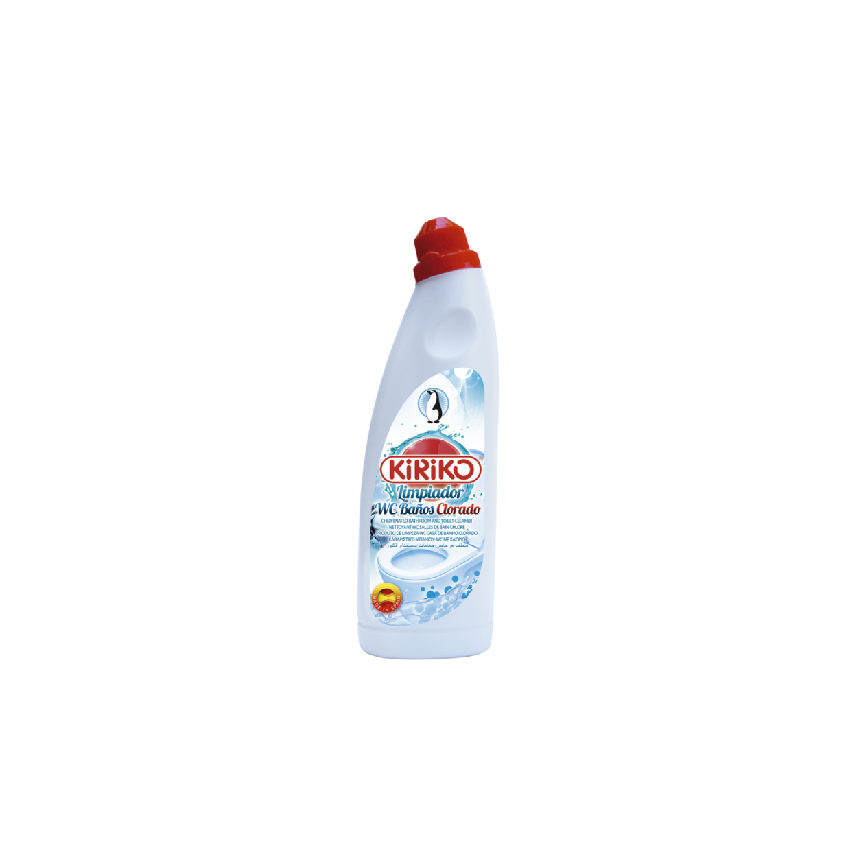 LIMPIADOR WC BAÑOS CLORADO 750ML.