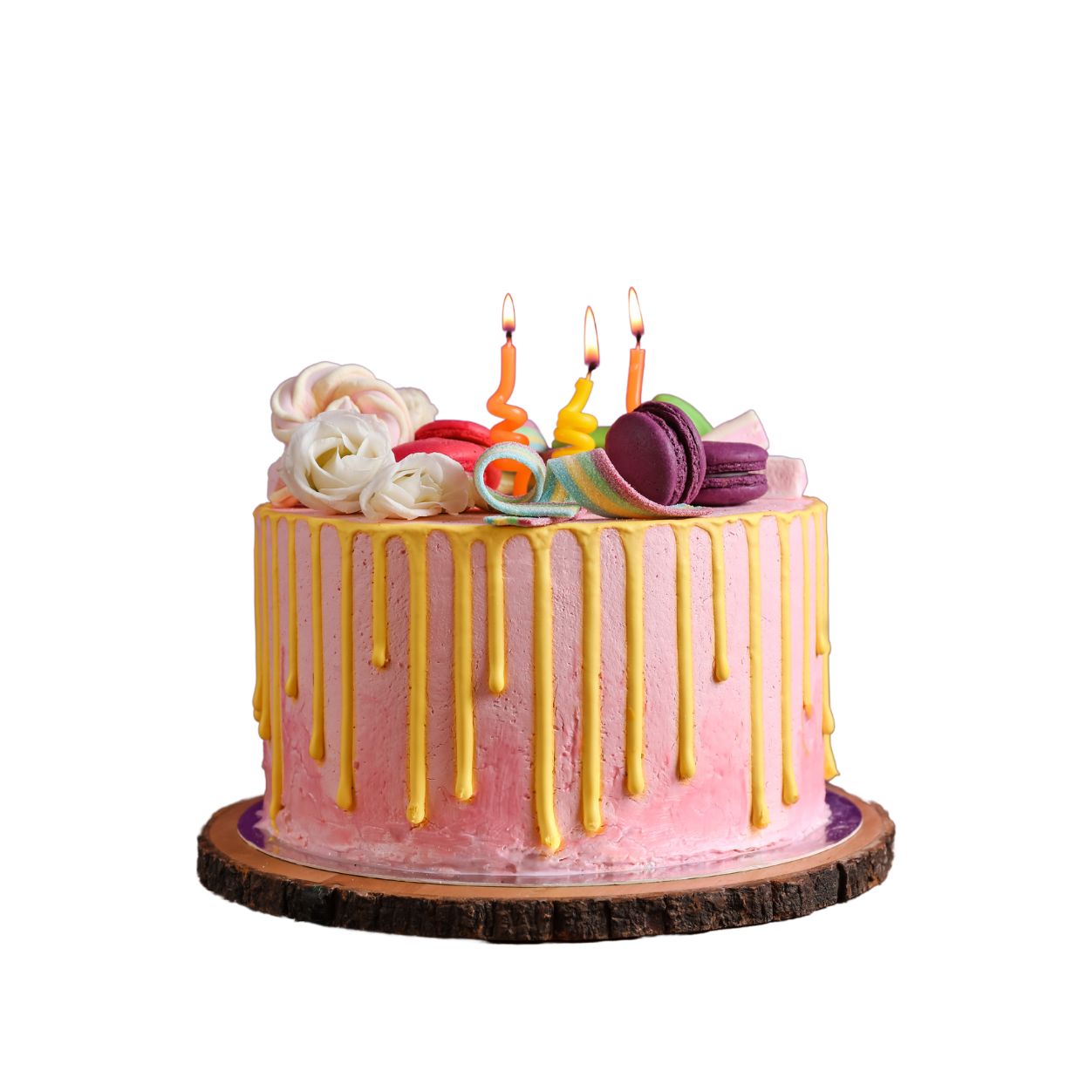 Pastel decorado