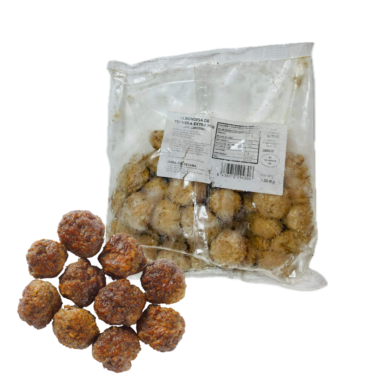 Albondiga de Ternera Extra 1Kg