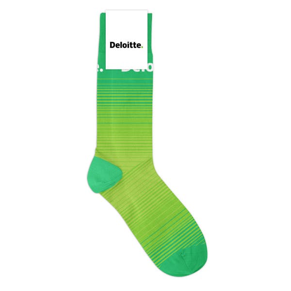 Deloitte custom socks