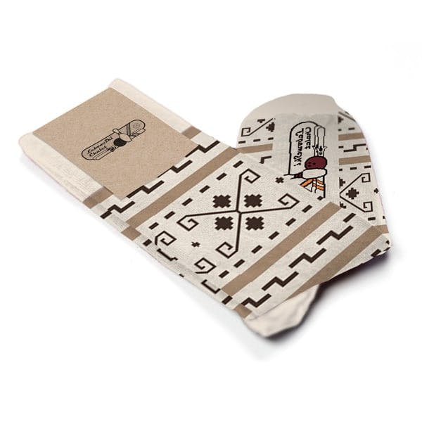 Custom socks for Dollar Shave Club by Sock Club with custom packaging