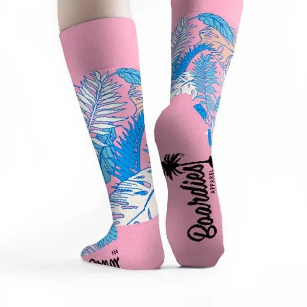 Custom socks for Boardies by Sock Club rear view