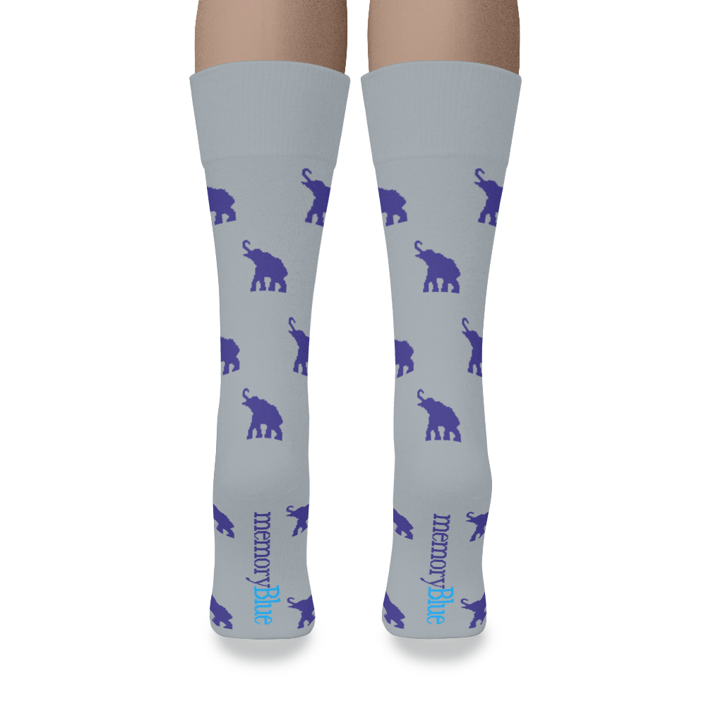 Memory Blue socks 4
