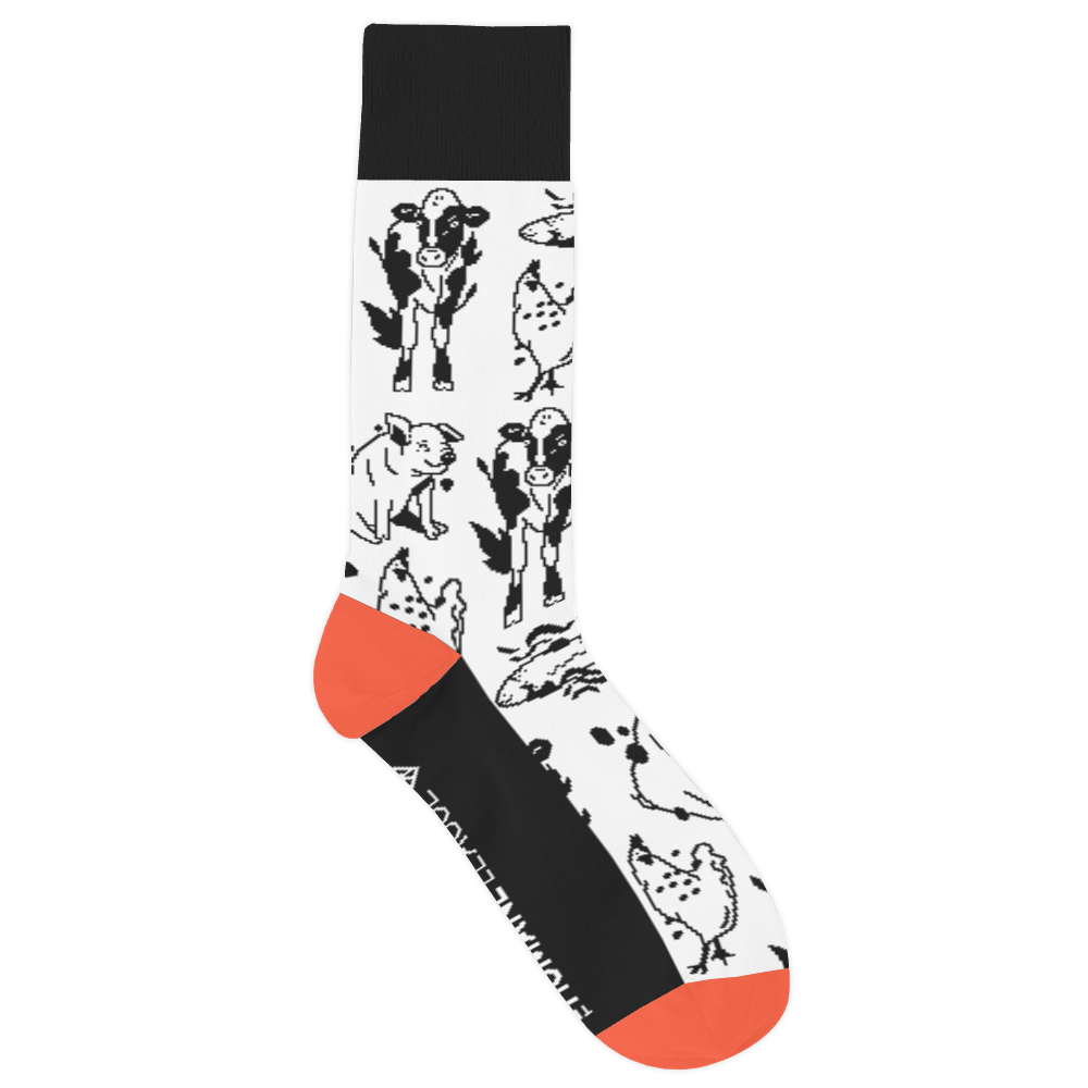 The Humane League socks 1