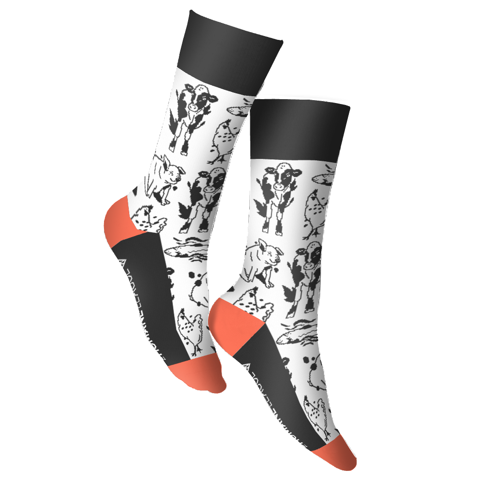 The Humane League socks 3