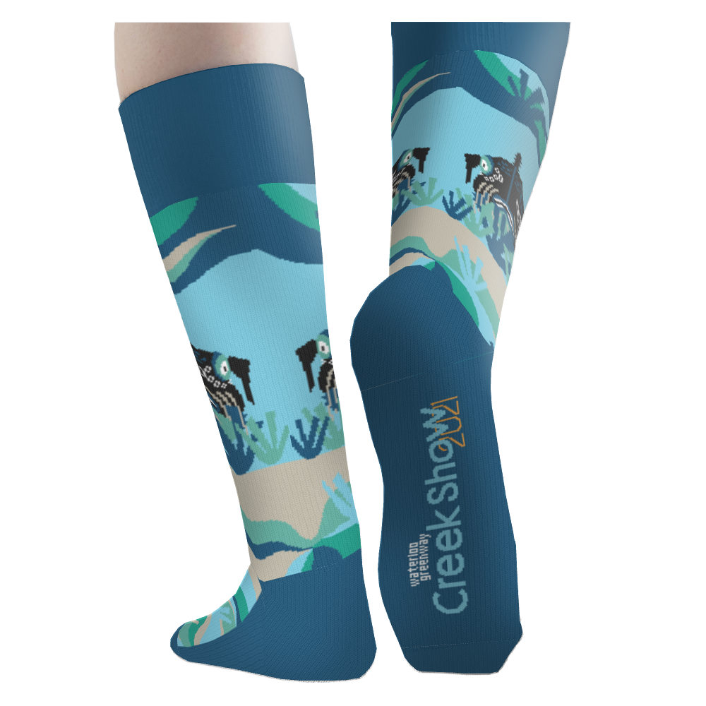 Waterloo Greenway Creek Show socks 4