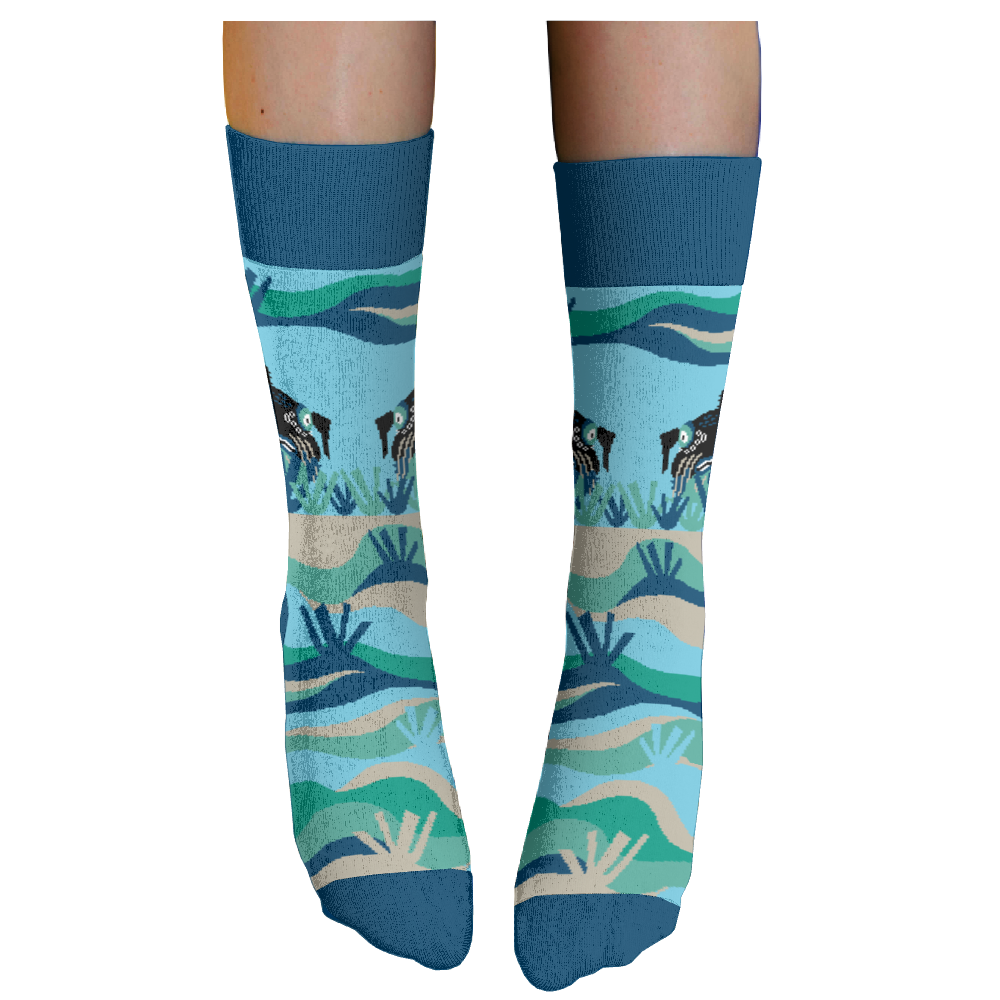 Waterloo Greenway Creek Show socks 2