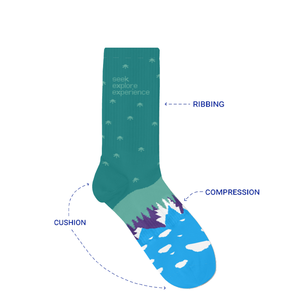 CrowdRiff socks 1
