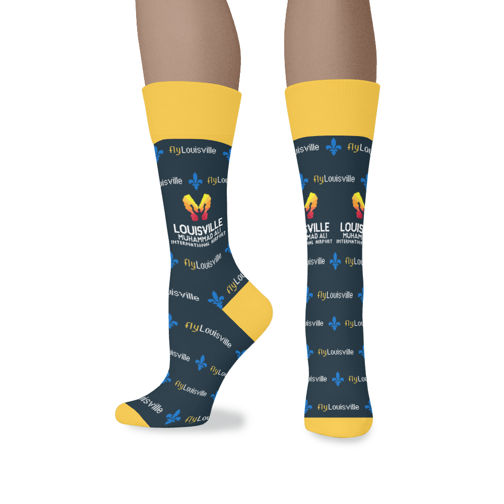 Louisville Muhammad Ali International Airport socks 3