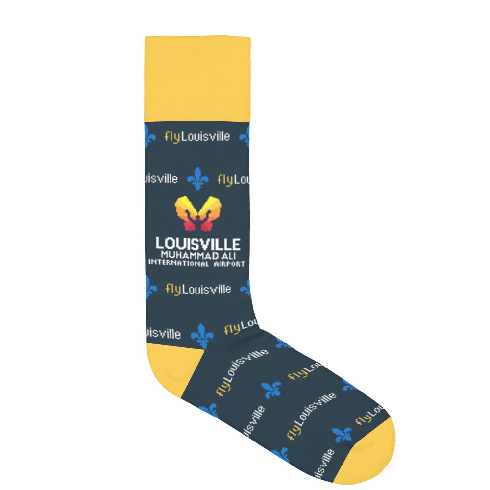 Louisville Muhammad Ali International Airport socks 1