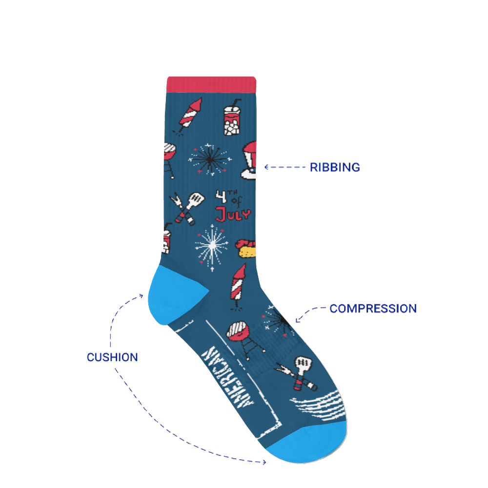 July 4th Socks socks 1