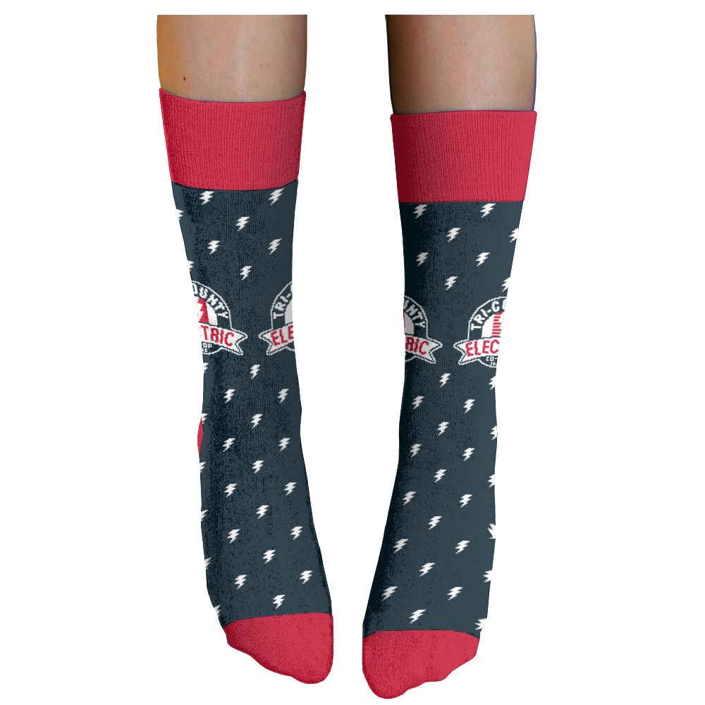 Tri-County Electric Cooperative socks 2