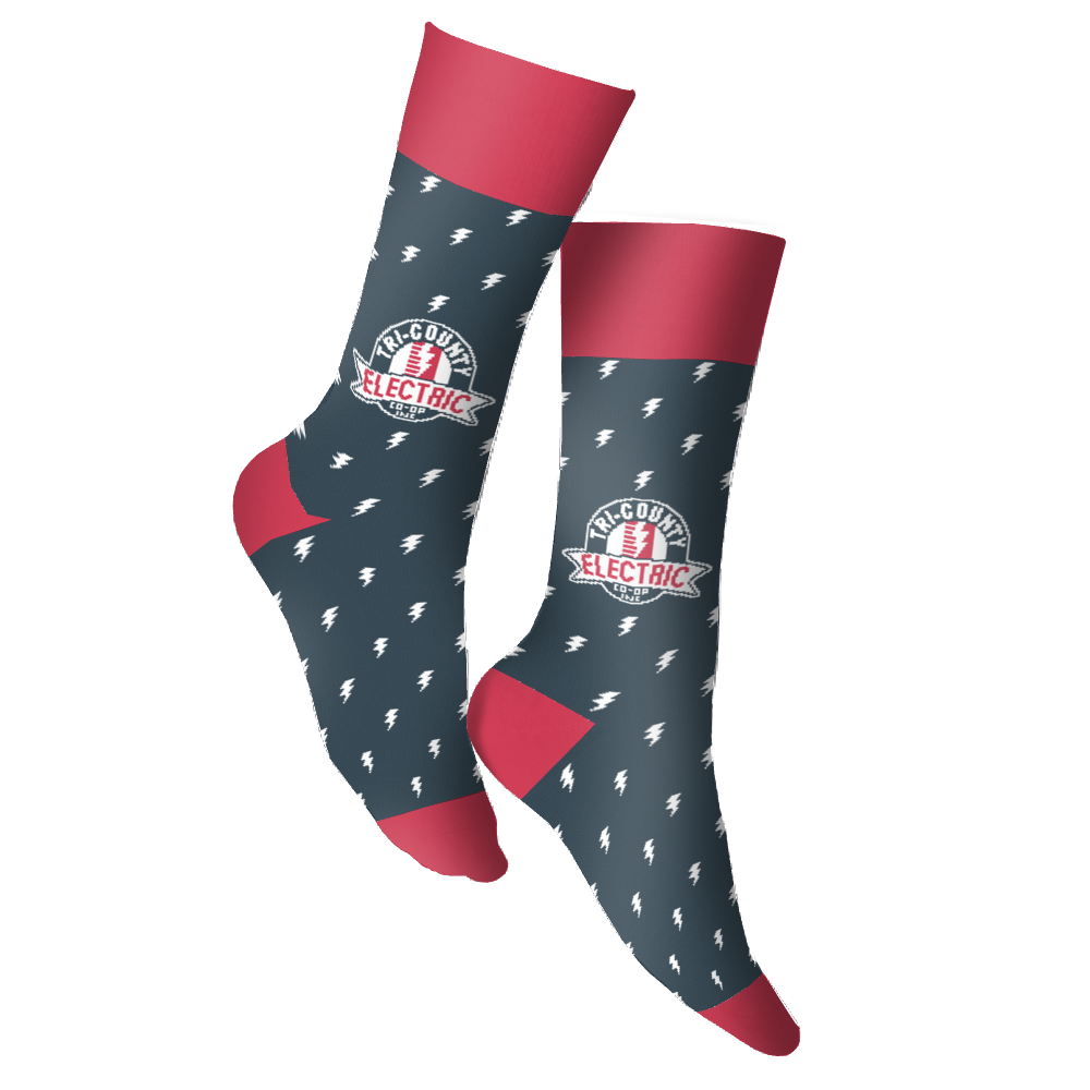 Tri-County Electric Cooperative socks 3