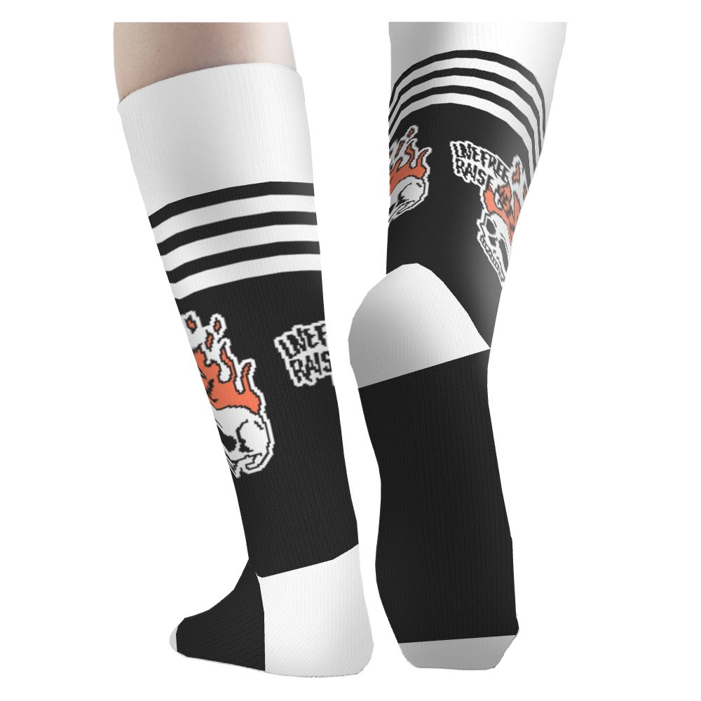 High Voltage Hair Society socks 4