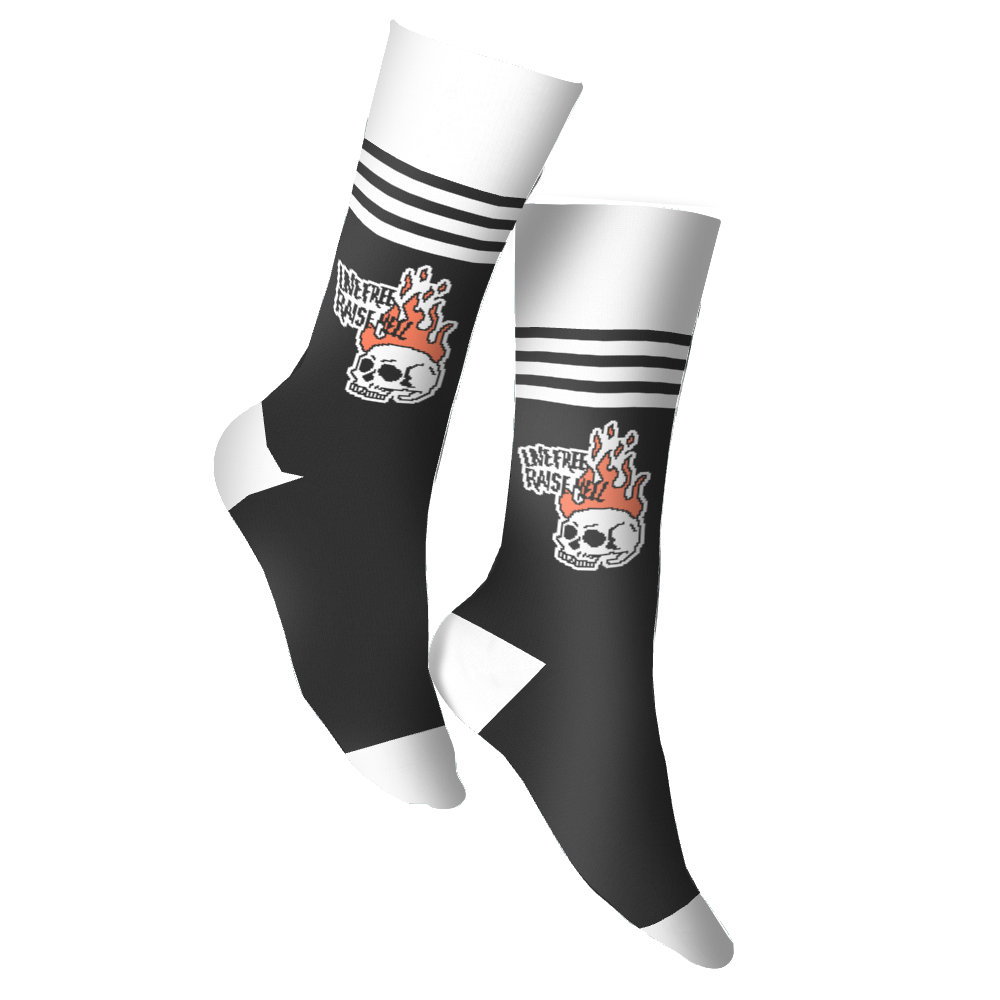 High Voltage Hair Society socks 3