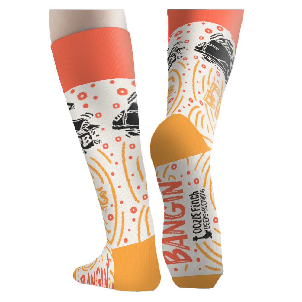 Oozlefinch Brewery socks 4