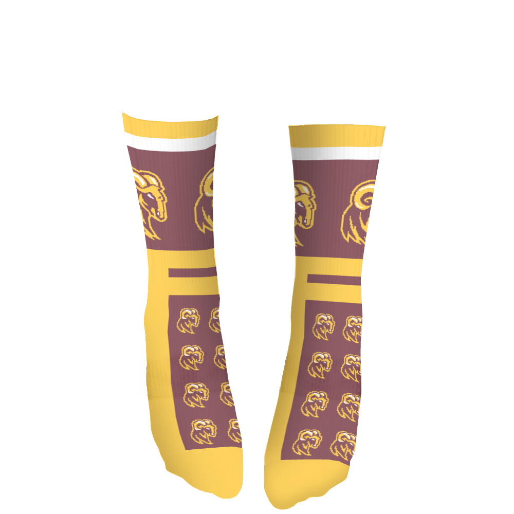 Huston-Tillotson University Athletics socks 2