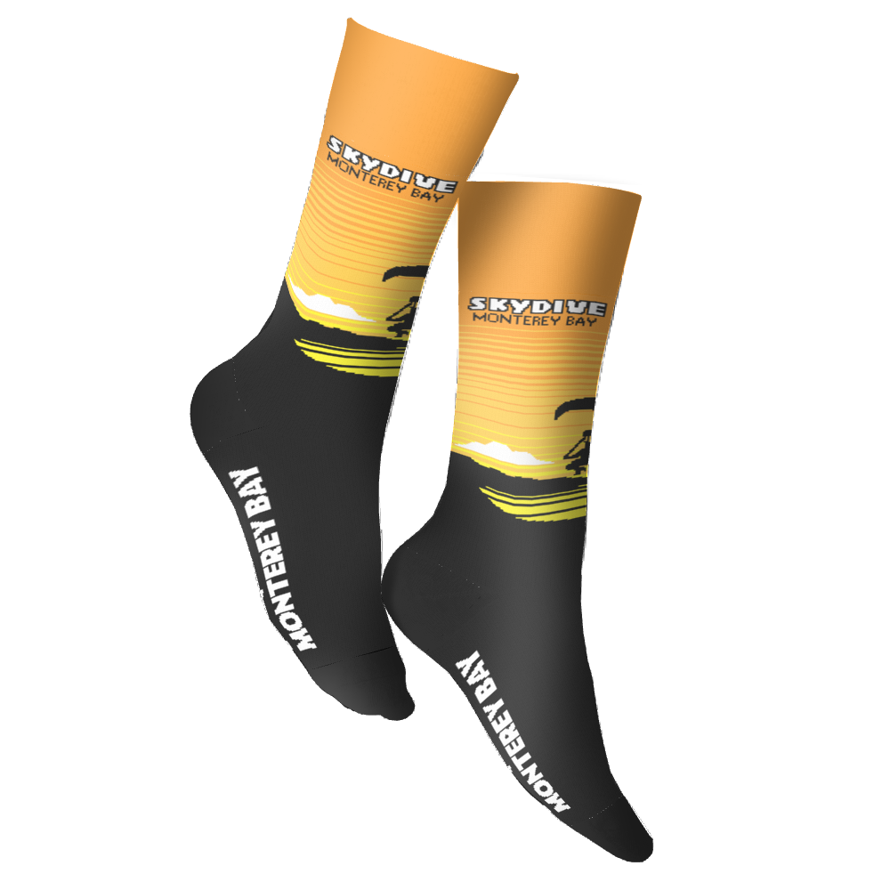 Skydive Monterey Bay socks 3