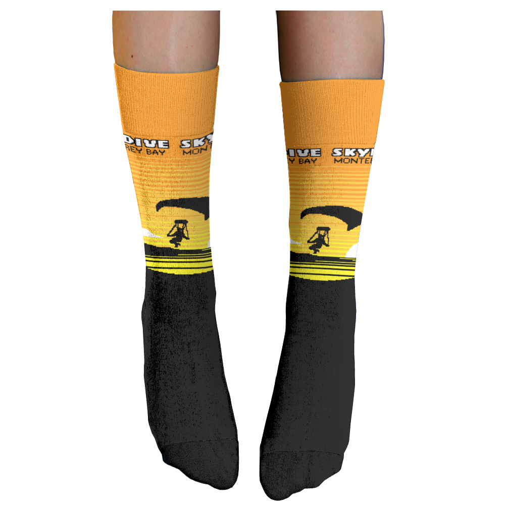 Skydive Monterey Bay socks 2