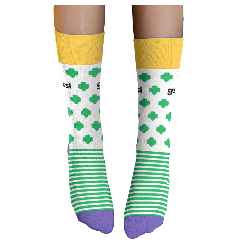 Girl Scouts of Southwest Indiana socks 2