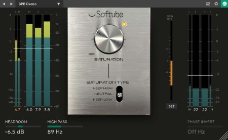 Saturation - Softtube Saturation Knob