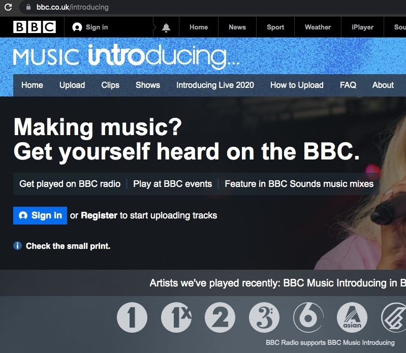 Comment diffuser votre musique sur BBC Introducing