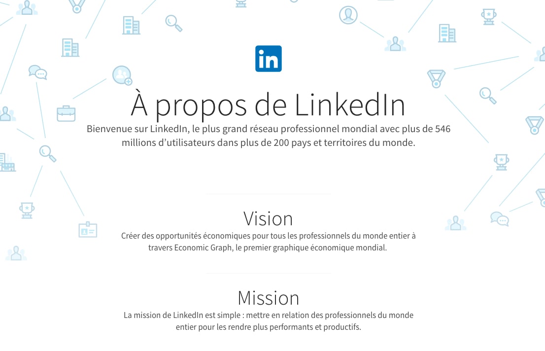 Vision de LinkedIn