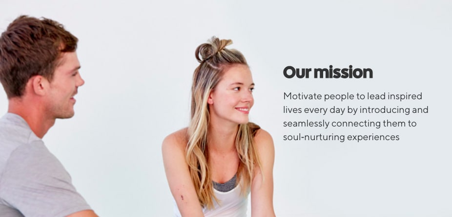 Vision produit de ClassPass