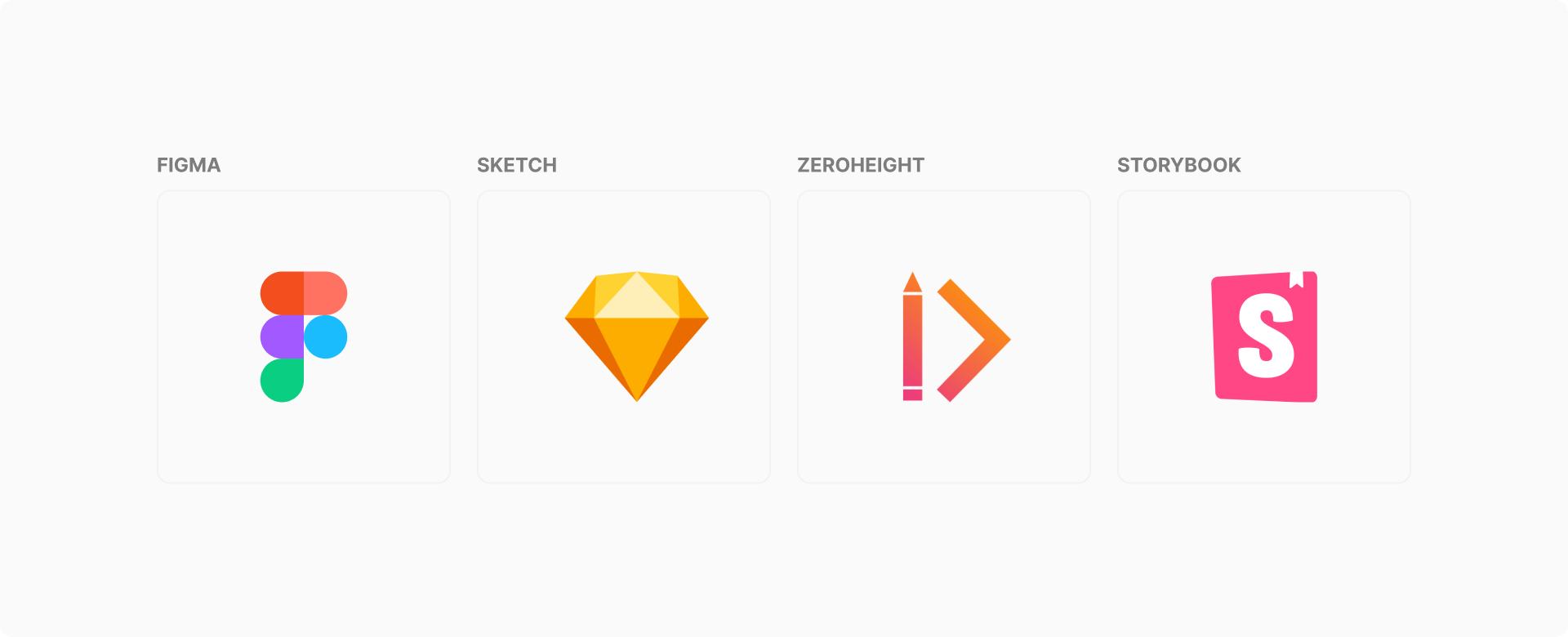 Figma / Sketch / zeroHeight / Storybook