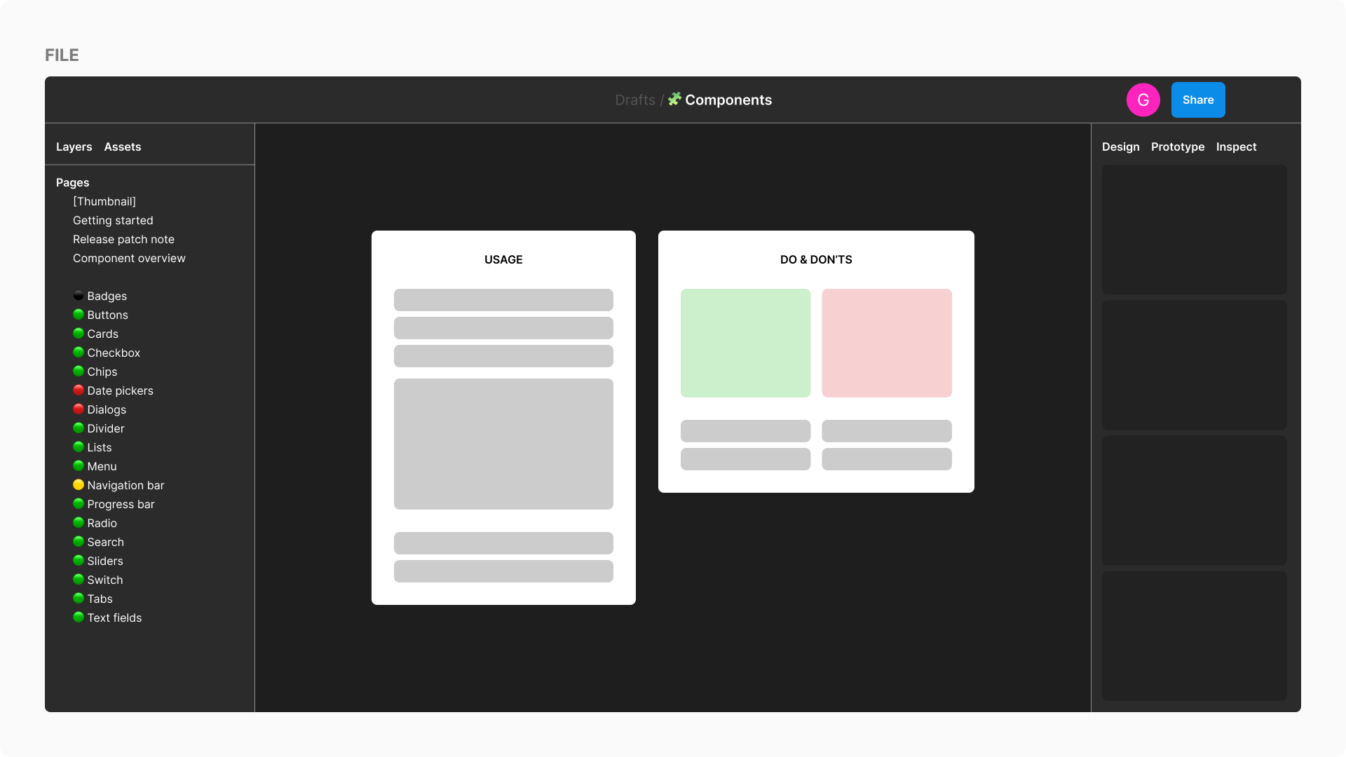 Documentation et tri des pages