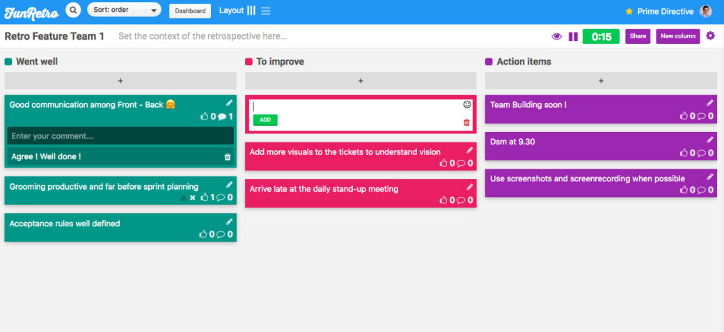 Funretro - Product Management