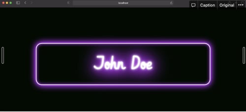 John Doe en version Néon