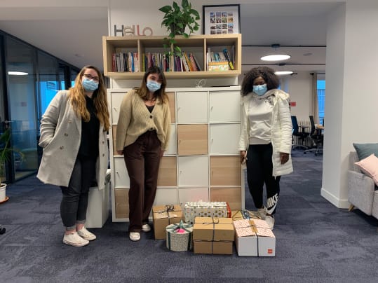 Opération du calendrier de l’Avent inversé avec La Maison du Partage