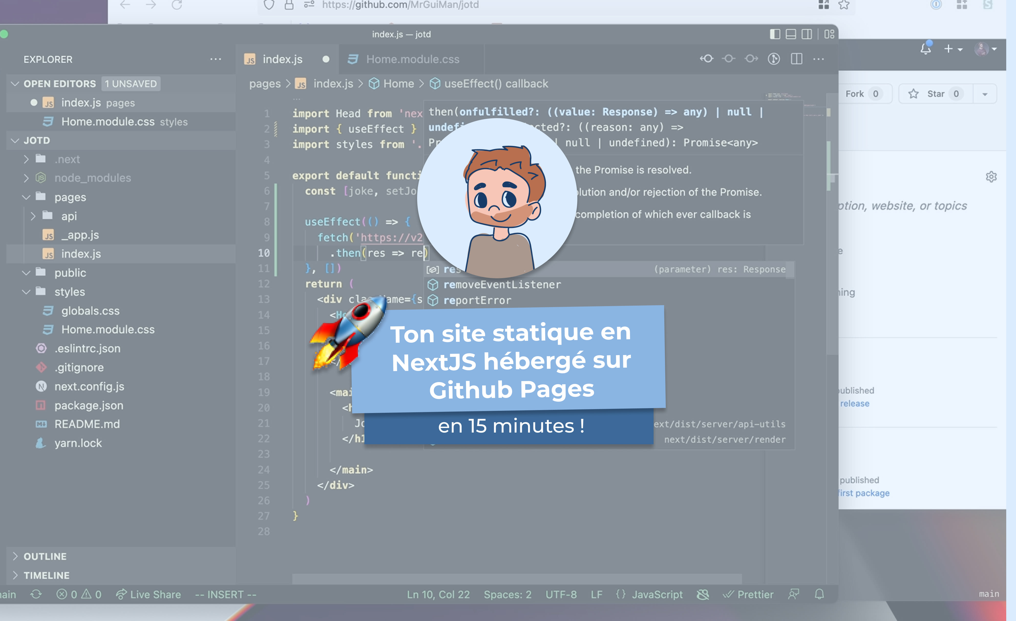 Ton site statique en NextJS en 15 minutes !