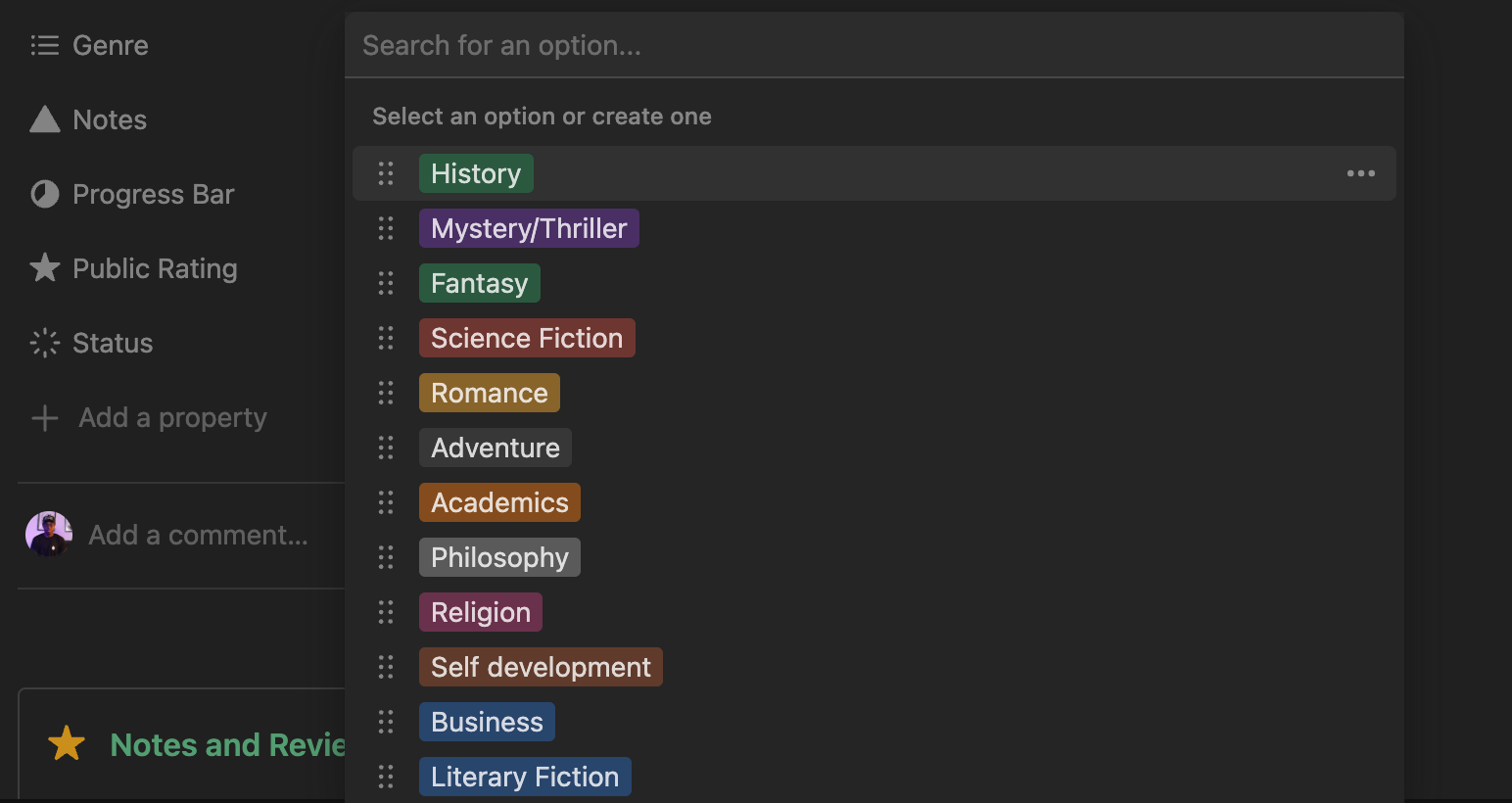 book genres