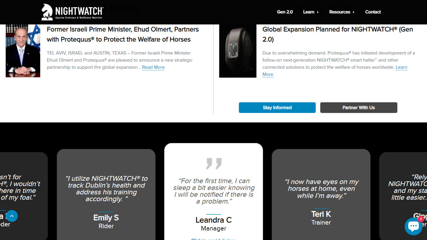 Smart halter, Nightwatch