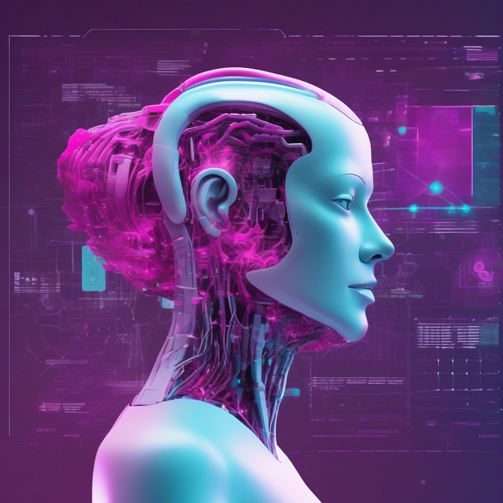 tecnología de inteligencia artificial de aprendizaje profundo