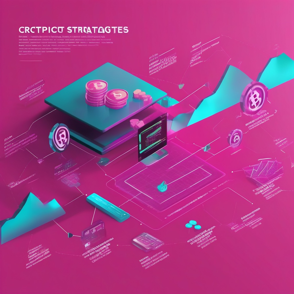 Diagrama de estrategias de comercio de criptomonedas