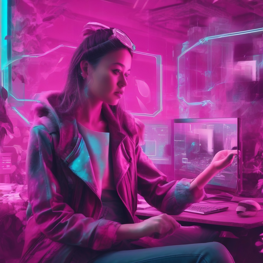 Concepto de propiedad digital de NFT