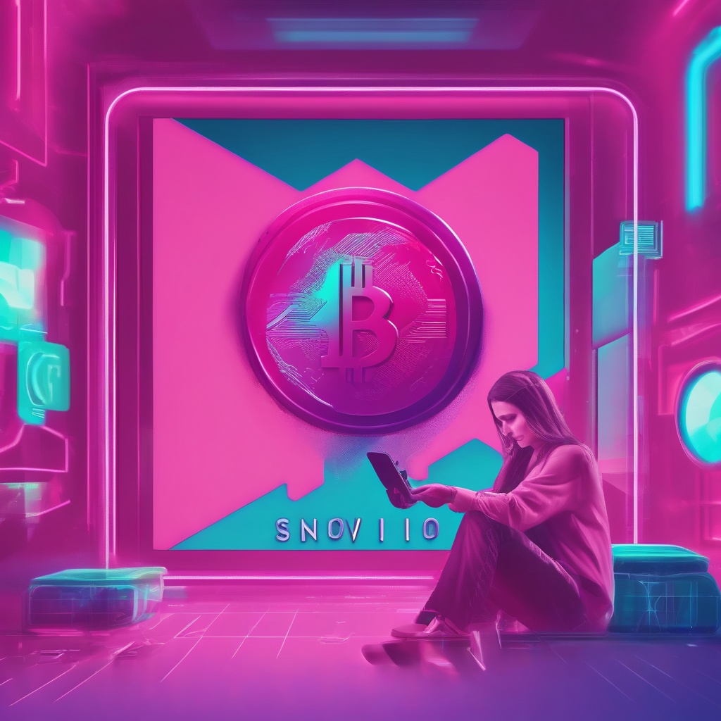 Transacción de token de criptomoneda Snovio