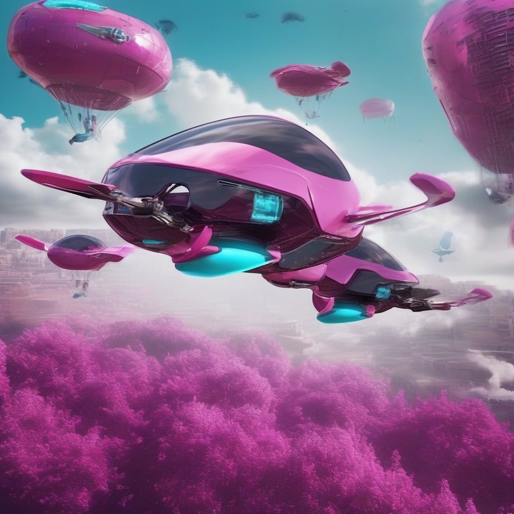 vehículos voladores tecnología avanzada