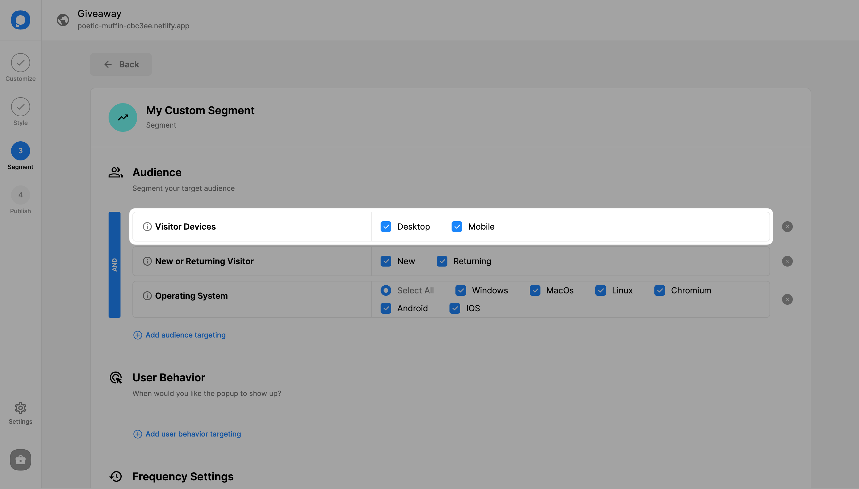 varsayılan ziyaretçi cihazları